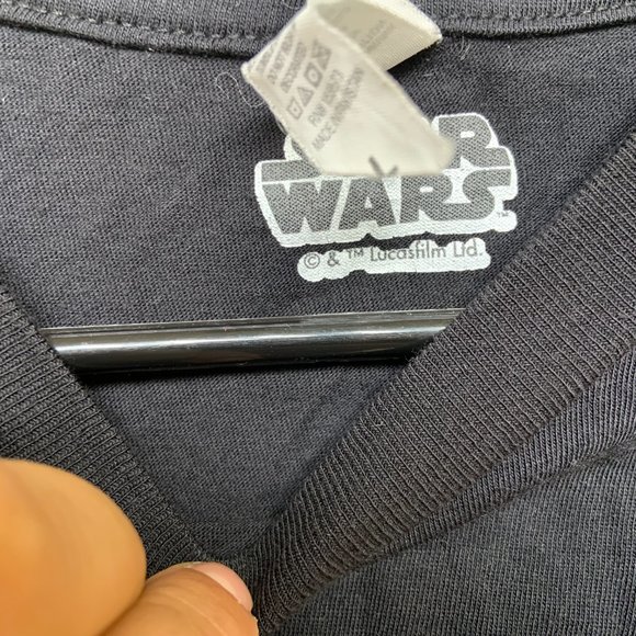 Star Wars Black T-Shirt Size Large - Picture 3 of 6